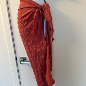 Women's pink Swim Coverup Sarong